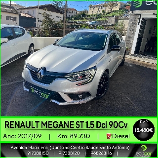 RENAULT MEGANE ST 1.5 DCI 90 cv Gasóleo 
