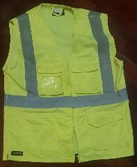 Colete de trabalho reflector 
