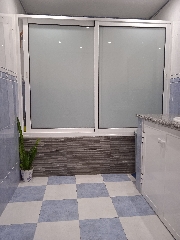 Portas de correr de  alumínio  