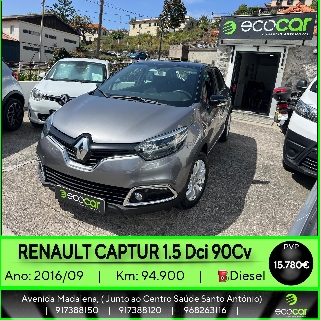RENAULT CAPTUR 1.5 DCI 90 cv Gasóleo 