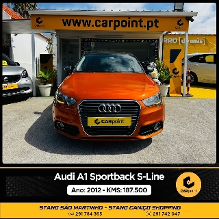 AUDI A1 Sportback S-Line : 1.6cc TDi 90cv Gasóleo 