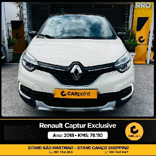 RENAULT CAPTUR Exclusive : 1.5 DCi 110cv Gasóleo 