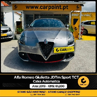 ALFA ROMEO GIULIETTA JDTm Sport TCT Automático : 1.6cc JTD 120cv Gasóleo 