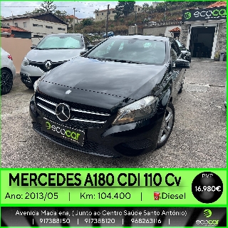 MERCEDES A 180 CDI 110 cv Gasóleo 