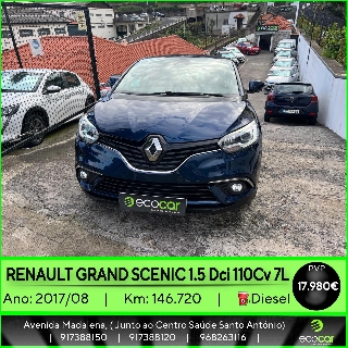 RENAULT SCENIC 1.5 DCI 110 cv - 7 LUGARES Gasóleo 