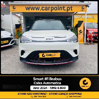 SMART SMART #1 Brabus : 66kw 428cv Tração 4 rodas 440km autonomia Eléctrico 