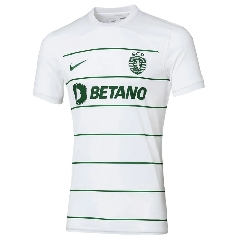 Camisola de Reserva Sporting CP 23/24 (Branca com riscas verdes - Nova com etiqueta - Tamanho M) 