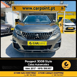 PEUGEOT 3008 Style Automático 1.6cc HDi 120cv Gasóleo