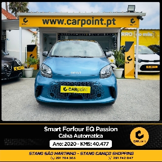 SMART FORFOUR 60kw 82cv 135km autonomia 100% elétrico Eléctrico
