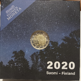 MOEDA 2€ FINLÂNDIA 2020 PROOF