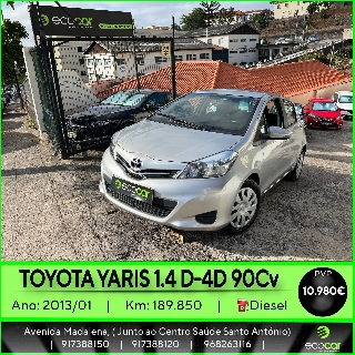 TOYOTA YARIS 1.4 D-4D 90 cv Gasóleo