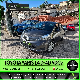 TOYOTA YARIS 1.4 D-4D 90 cv Gasóleo