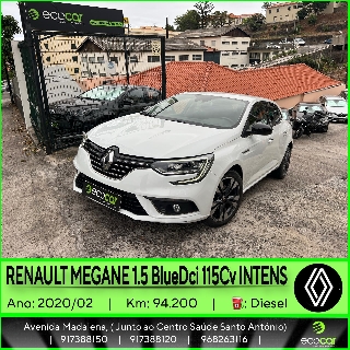 RENAULT MEGANE 1.5 BlueDCI 115 cv Gasóleo