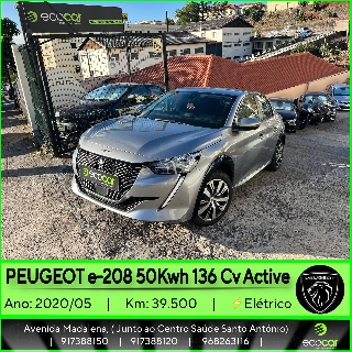 PEUGEOT 208 e-208 50 kWh 136 cv Active Eléctrico