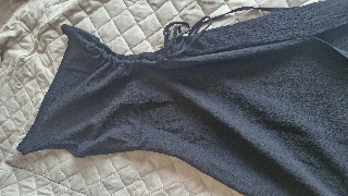 Vestido preto midi