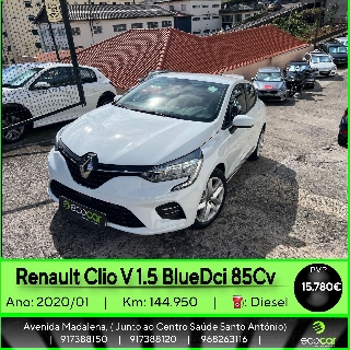 RENAULT CLIO 1.5 BlueDCI 85 cv Gasóleo