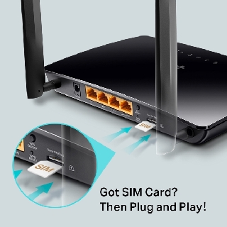 TP LINK MR200 LTE 4G Router ARCHER sem fios Wireless