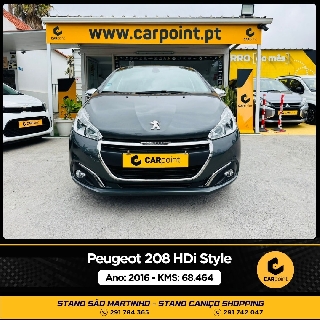 PEUGEOT 208 Style 1.6cc HDi 75cv Gasóleo