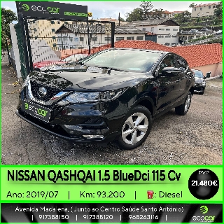 NISSAN QASHQAI 1.5 BlueDCI 115 cv Gasóleo