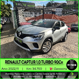 RENAULT CAPTUR 1.0 Turbo 90 cv Gasolina