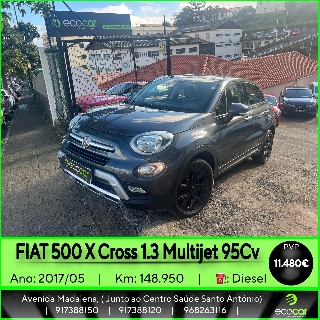 FIAT 500X Cross 1.3 Multijet 95 cv Gasóleo
