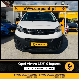 OPEL VIVARO L3H1 9 lugares 1.5cc 120cv Gasóleo