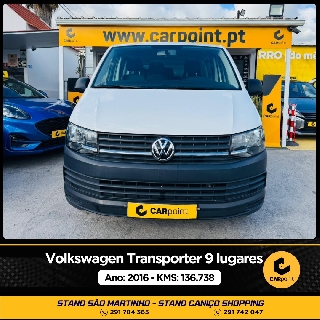 VOLKSWAGEN TRANSPORTER 2.0cc TDi 102cv 9 LUGARES Gasóleo