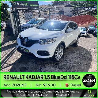RENAULT KADJAR 1.5 BlueDCI 115 cv Gasóleo