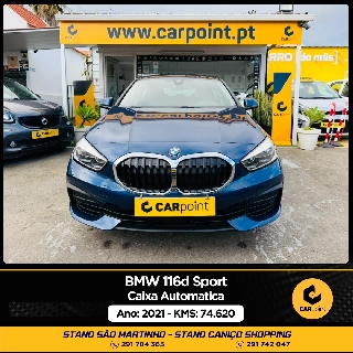 BMW Serie 1 116d Sport Automático 1.5cc 116cv Gasóleo
