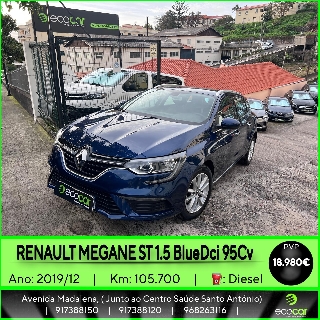 RENAULT MEGANE ST 1.5 BlueDCI 95 cv Gasóleo