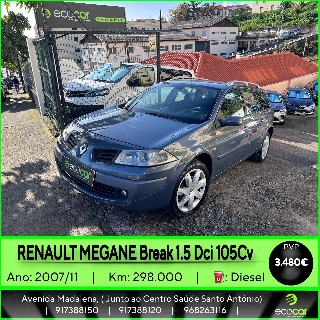 RENAULT MEGANE Break 1.5 DCI 105 cv Gasóleo