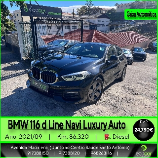 BMW Serie 1 116d - CAIXA AUTOMÁTICA Gasóleo