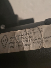 Cortina/chapeleira mala Megane 3