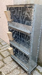 Gaiola galvanizada com 3 divisões