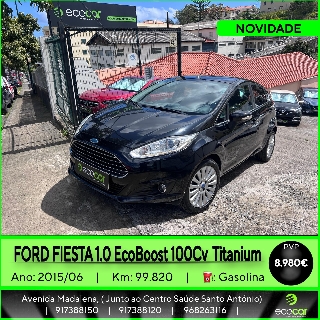 FORD FIESTA 1.0 EcoBoost 100 cv Titanium Gasolina