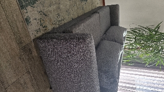 Sofá 240x90cm mais repousa pés 80x80cm