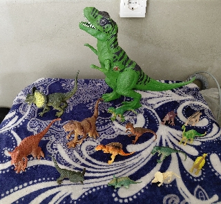 Coleção de dinossauros