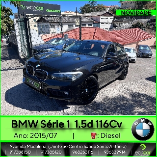 BMW Serie 1 1.5 D 116 cv Gasóleo
