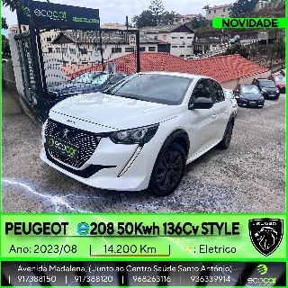 PEUGEOT 208 e-208 50 kWh 136 cv - Style Eléctrico