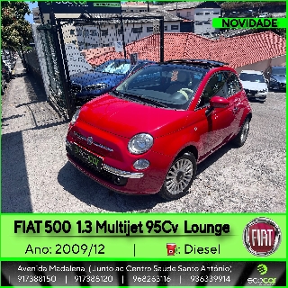 FIAT 500 1.3 multijet 95 cv Gasóleo