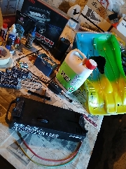 Ferramentas para carro de nitro.