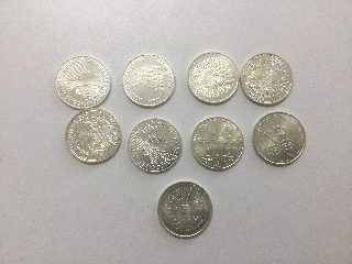 Moedas de 1000 escudos em Prata