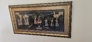 Quadro decorativo de inspiração indiana