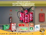 Kit de alojamento local - extintores