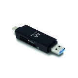 LEITOR DE CARTÕES EWENT EW1075 USB 3.1 GEN1 (USB 3.0) PRETO