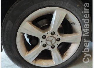vendo jantes mercedes r16  16" com pneus