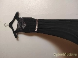 Vestido preto comprido